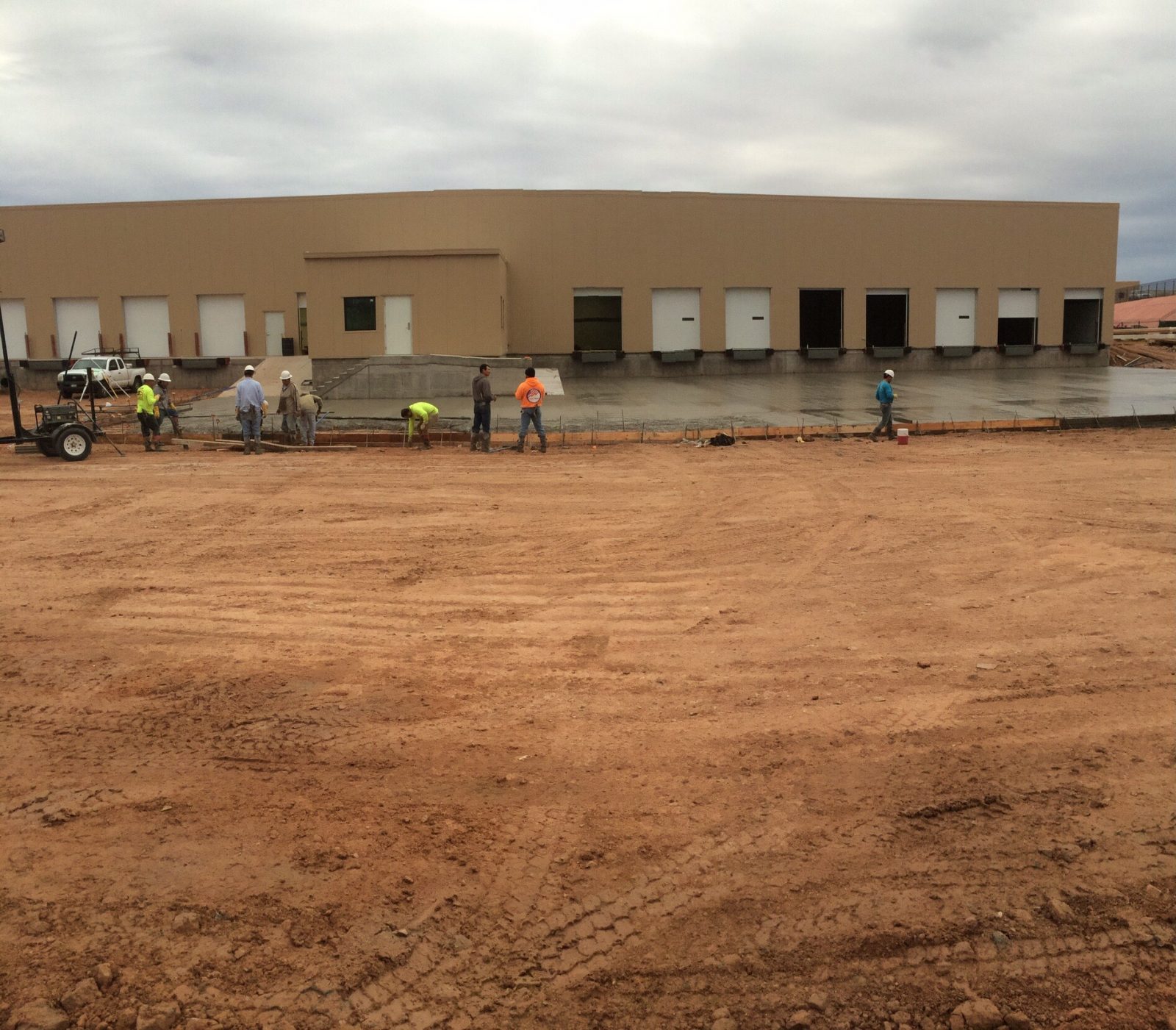 Suarez Brokerage Company Warehouse Nogales, Arizona Blanco Concrete